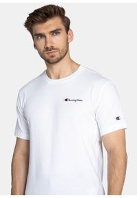 Koszulka męska Champion Organic Cotton Blend Small Script Logo T-Shirt (216480-WW001). Kolor: biały. Materiał: materiał