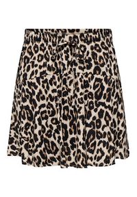 only - ONLY Spódnica mini 15322967 Brązowy Regular Fit. Kolor: brązowy. Materiał: wiskoza #4