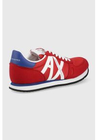 Armani Exchange sneakersy XUX017.XCC68.K664 kolor czerwony. Zapięcie: sznurówki. Kolor: czerwony. Materiał: guma #3
