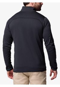 columbia - Bluza polarowa męska Columbia Essential Hike Grid Fleece Full Zip. Kolor: czarny. Materiał: polar. Sport: turystyka piesza