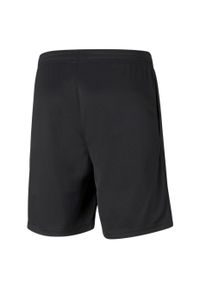 Spodenki męskie Puma teamRISE Training Shorts czarne. Kolor: wielokolorowy, biały, niebieski. Materiał: poliester