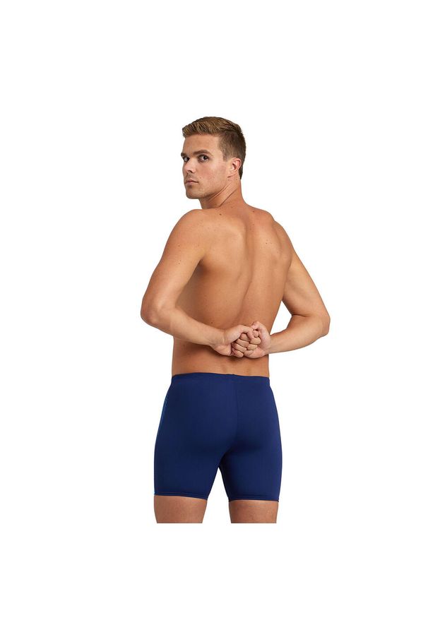 Arena Feather Swim Jammer Mid - Granatowy - Rozmiar 38. Kolor: niebieski. Wzór: nadruk