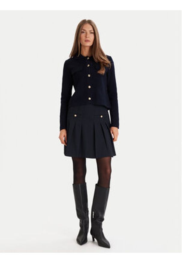 Morgan Kardigan 252-MIMDIE Granatowy Regular Fit. Kolor: niebieski. Materiał: syntetyk