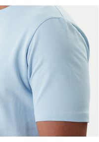 Karl Lagerfeld - KARL LAGERFELD T-Shirt 755780 561235 Błękitny Regular Fit. Typ kołnierza: dekolt w karo. Kolor: niebieski. Materiał: bawełna #3