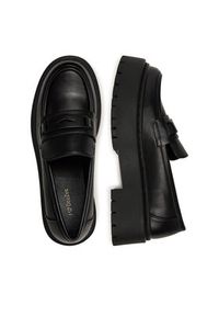 DeeZee Loafersy 13123D-3 Czarny. Kolor: czarny. Materiał: skóra #5
