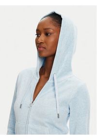 Juicy Couture Bluza Robertson JCAP176 Błękitny Slim Fit. Kolor: niebieski. Materiał: syntetyk #5