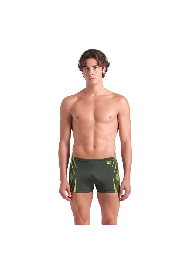 Szorty Kąpielowe Arena Monogram Swim Short. Kolor: wielokolorowy, żółty, czarny, zielony