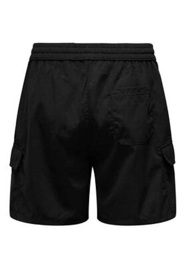 Only & Sons Szorty sportowe Kal 22034462 Czarny Slim Fit. Kolor: czarny. Materiał: bawełna. Styl: sportowy