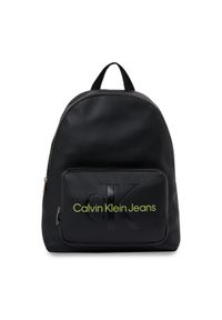 Calvin Klein Jeans Plecak Sculpted Campus Bp40 Mono K60K611867 Czarny. Kolor: czarny. Materiał: skóra