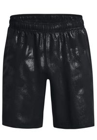 Under Armour Szorty sportowe UA Woven Emboss Short 1377137 Czarny Regular Fit. Kolor: czarny. Styl: sportowy #6