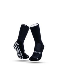 CALSOVO - Skarpetki z gripem - Antypoślizgowe - Jeden rozmiar - Piłka nożna. Kolor: czarny. Materiał: bawełna, nylon, elastan. Sport: piłka nożna