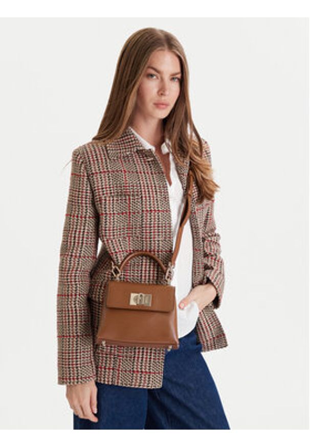 Furla Torebka 1927 WB00109-ARE000-03B00-1-007-20-BG-B Brązowy. Kolor: brązowy. Materiał: skórzane