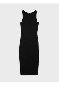 Sinsay - Sukienka maxi na ramiączkach - czarny. Kolor: czarny. Długość rękawa: na ramiączkach. Długość: maxi #1