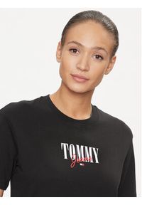 Tommy Jeans T-Shirt Essential Logo DW0DW16441 Czarny Relaxed Fit. Kolor: czarny. Materiał: bawełna #3