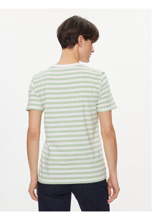 Pieces T-Shirt Ria 17146339 Zielony Regular Fit. Kolor: zielony. Materiał: bawełna