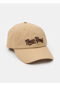 Sinsay - Czapka z daszkiem - beżowy. Kolor: beżowy #1