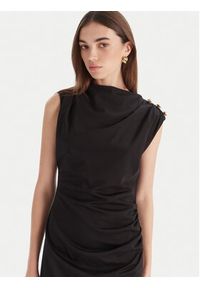 Marella Sukienka koktajlowa Scuola 2523626011 Czarny Slim Fit. Kolor: czarny. Materiał: wiskoza. Styl: wizytowy #5
