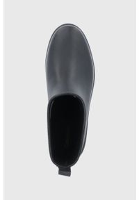 Calvin Klein Kalosze damskie kolor czarny. Nosek buta: okrągły. Kolor: czarny #5
