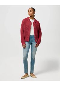 Wrangler - DAMSKI SWETER WRANGLER WESTERN CARDIGAN EARTH RED 112370797 #3