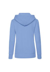 FRUIT OF THE LOOM - Bluza Damska Z Kapturem. Typ kołnierza: kaptur. Kolor: niebieski