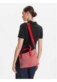 TOMMY HILFIGER - Tommy Hilfiger Torebka Poppy Summer Small Tote AW0AW17202 Czerwony. Kolor: czerwony #3