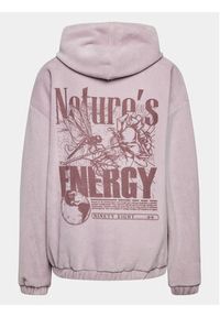 BDG Urban Outfitters Bluza Natures Energy Fleece 77172914 Fioletowy Oversize. Kolor: fioletowy. Materiał: bawełna #3