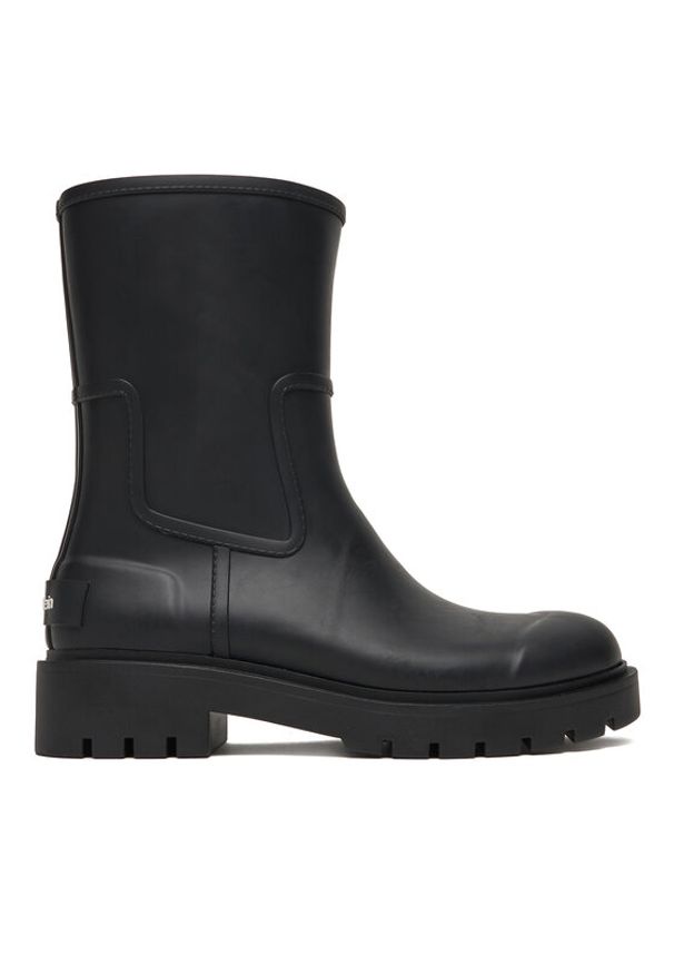 Calvin Klein Jeans Kalosze Mid Rainboot YW0YW02004 Czarny. Kolor: czarny. Materiał: guma