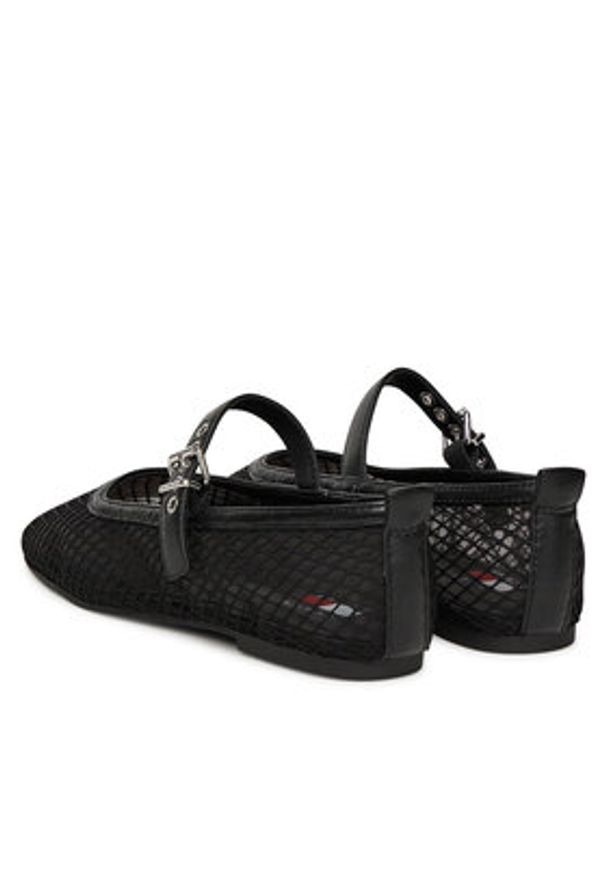 Tommy Jeans Baleriny Tjw Mesh Maryjane Ballerina EN0EN02872 Czarny. Kolor: czarny. Materiał: materiał