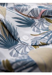Ombre Clothing - Wiskozowa wzorzysta męska koszula z krótkim rękawem – palmy V7 - Rozmiar: L. Okazja: na co dzień. Kolor: biały. Materiał: wiskoza. Długość rękawa: krótki rękaw. Długość: krótkie. Wzór: gładki, kolorowy. Styl: klasyczny, wakacyjny, casual #4