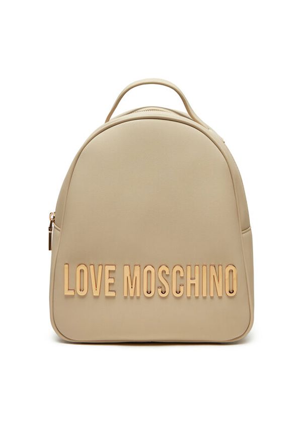 Love Moschino - LOVE MOSCHINO Plecak JC4197PP1MKD0110 Écru. Materiał: skóra