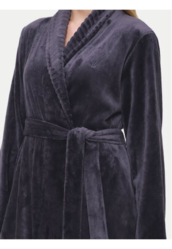 Triumph Szlafrok Robes Fleece Robe 01 10216526 Szary. Kolor: szary. Materiał: syntetyk