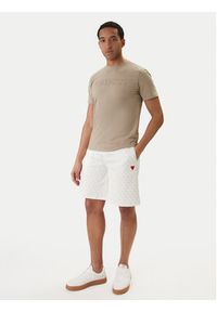 Guess T-Shirt Z2YI11 J1314 Beżowy Regular Fit. Kolor: beżowy. Materiał: bawełna #4