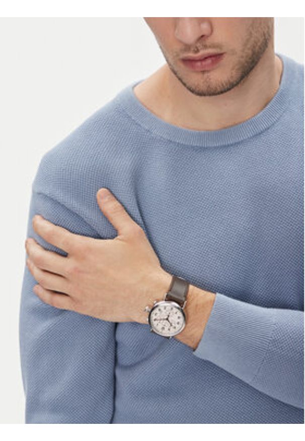 Timex Zegarek Standard TW2T21000 Brązowy. Kolor: brązowy