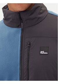 Jack Wolfskin Polar Sumetro Fz A64108 Niebieski Relaxed Fit. Kolor: niebieski. Materiał: syntetyk #3
