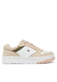 TOMMY HILFIGER - Sneakersy Tommy Hilfiger. Kolor: biały