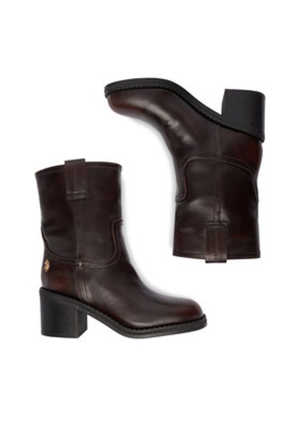 U.S. Polo Assn. Botki EO-KATIA001W/EY1 Brązowy. Kolor: brązowy. Materiał: materiał