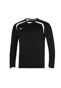 Dżersej z długim rękawem Mizuno Team RB. Kolor: czarny. Materiał: jersey. Długość rękawa: długi rękaw. Długość: długie. Sport: piłka nożna
