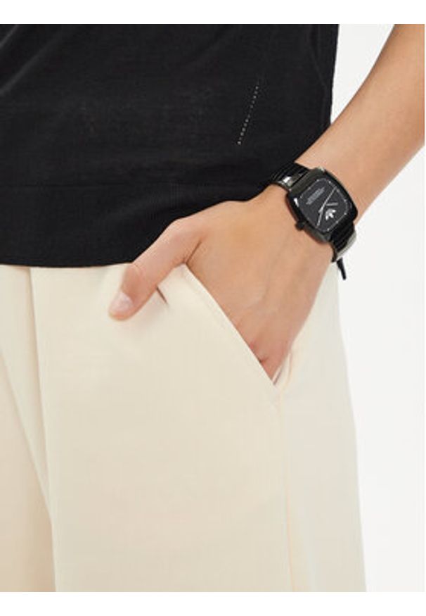 adidas Originals Zegarek Retro Wave One AOSY24026 Czarny. Kolor: czarny. Styl: retro