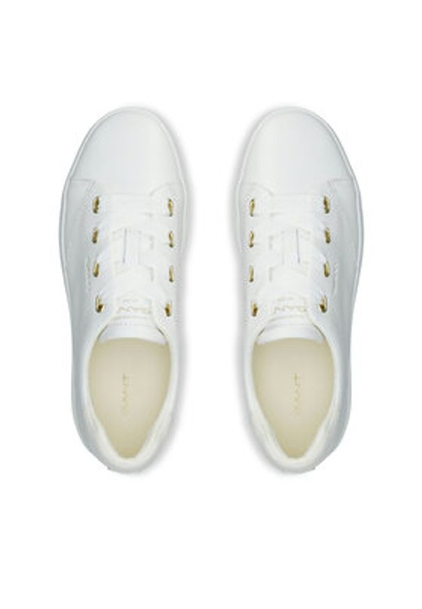 GANT - Gant Sneakersy 31531993 Biały. Kolor: biały. Materiał: skóra