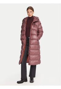Blauer Płaszcz zimowy 25WBLDK02073 Bordowy Regular Fit. Kolor: czerwony. Materiał: syntetyk. Sezon: zima
