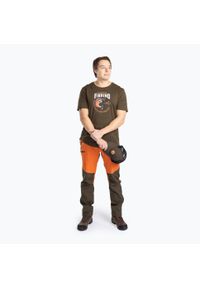 PINEWOOD - Spodnie z membraną męskie Pinewood Abisko. Kolor: pomarańczowy. Sport: turystyka piesza #2