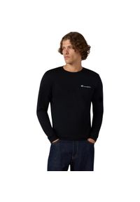 Koszulka męska Champion Longsleeve Tee. Kolor: czarny. Długość rękawa: długi rękaw #1