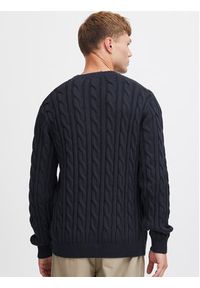 !SOLID - Solid Sweter 21107899 Granatowy Regular Fit. Kolor: niebieski. Materiał: bawełna #4