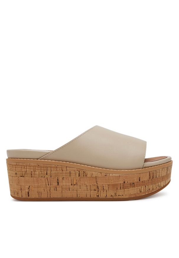 Klapki FitFlop. Kolor: beżowy