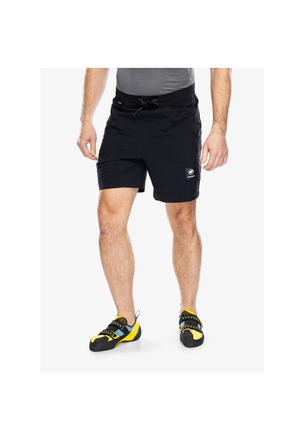 Spodenki wspinaczkowe męskie Mammut Massone Sport Shorts. Kolor: czarny. Długość: krótkie. Sezon: lato