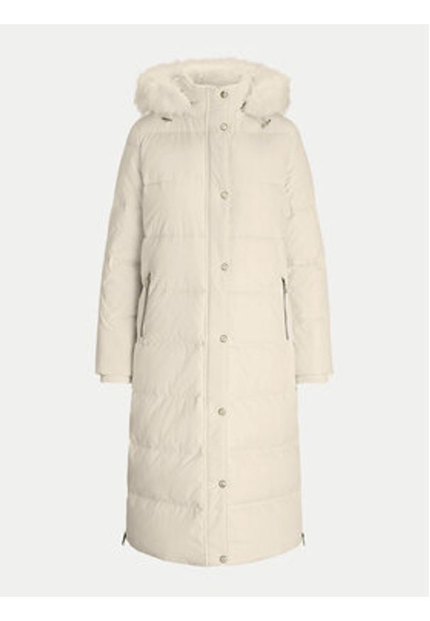 Lauren Ralph Lauren - LAUREN RALPH LAUREN Płaszcz zimowy 297957512002 Écru Regular Fit. Materiał: syntetyk. Sezon: zima