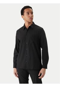 Calvin Klein Koszula LV04LF108G Czarny Classic Fit. Kolor: czarny. Materiał: syntetyk #1