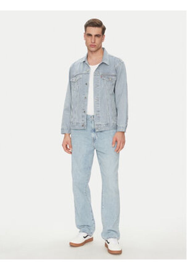 Levi's® Kurtka jeansowa Trucker A5782-0045 Niebieski Loose Fit. Kolor: niebieski. Materiał: bawełna