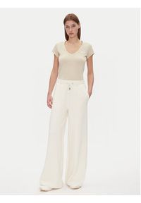 BOSS Spodnie dresowe C-Etom 50536743 Biały Relaxed Fit. Kolor: biały. Materiał: bawełna #4