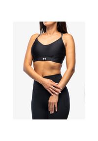 Biustonosz sportowy Under Armour Infinity Low Covered Sports Bra. Kolor: czarny #1